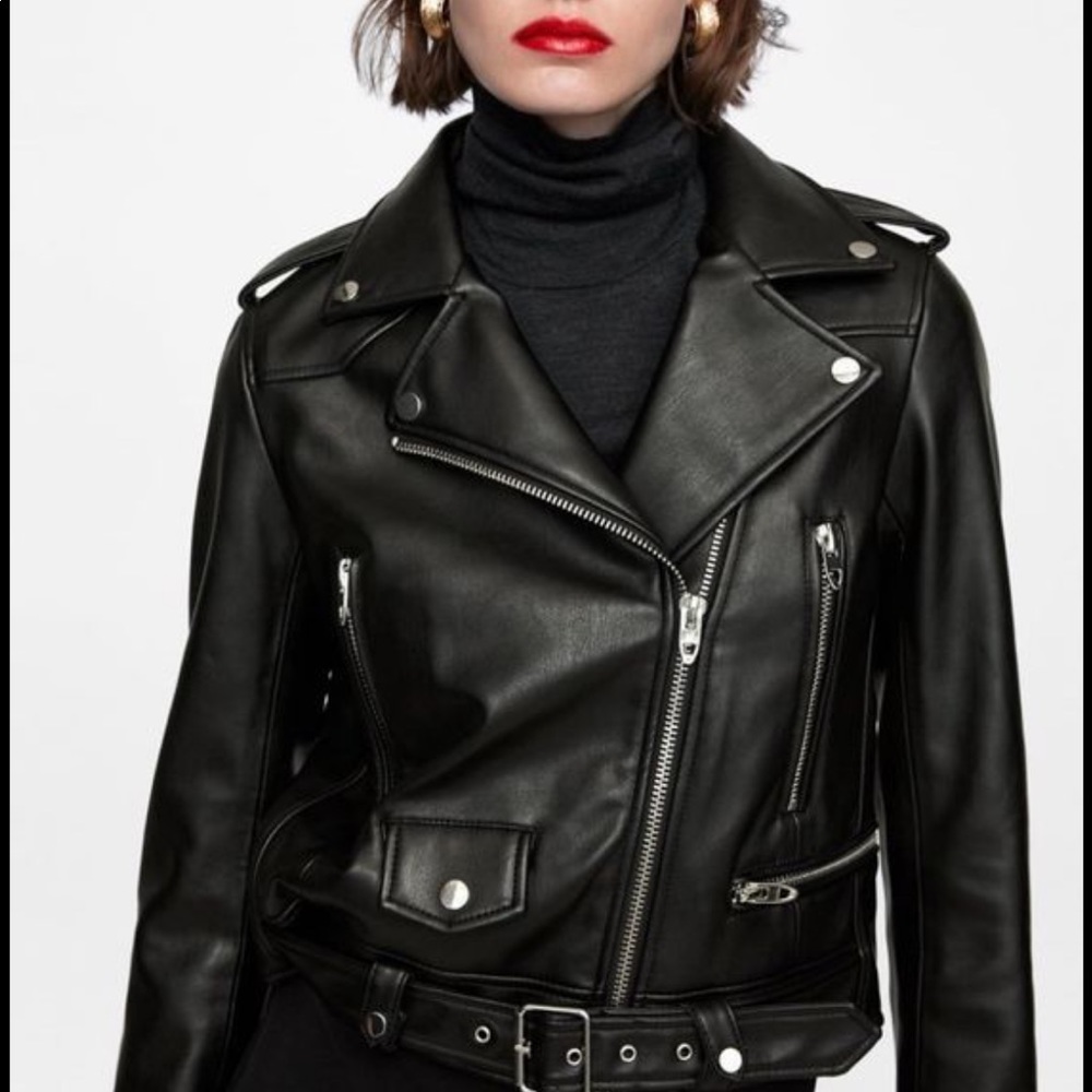 ZARA Faux leather jacket